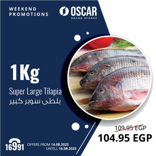 عروض أوسكار جراند ستورز من 14 حتى 16 أغسطس 2025 نهاية الأسبوع