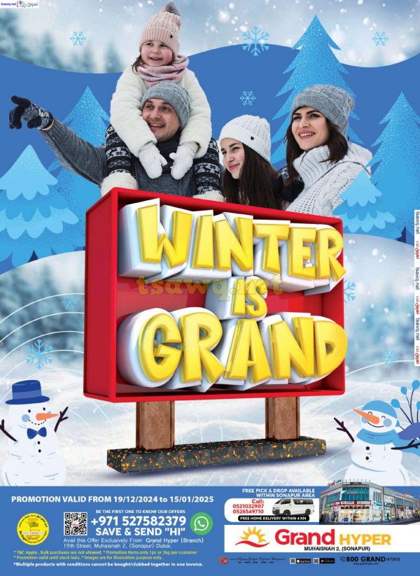 Grand Muhaisnah Dubai offers to 15 Jan 2025 Winter Deals