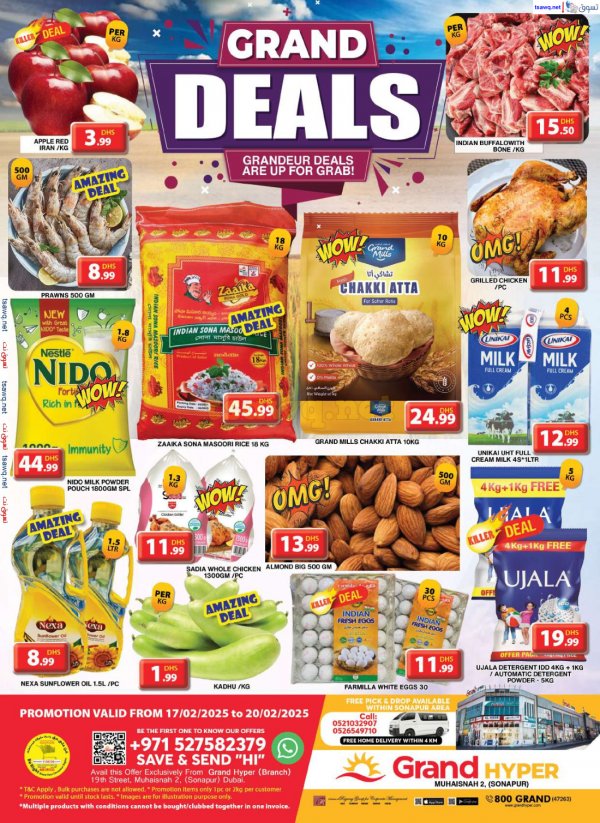 Grand Muhaisnah Dubai offers fr 17 to 20 Feb 2025 Grand Deals
