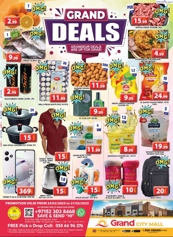 Grand City Al Quoz offers from 24 to 27 Feb 2025 Grand Deals