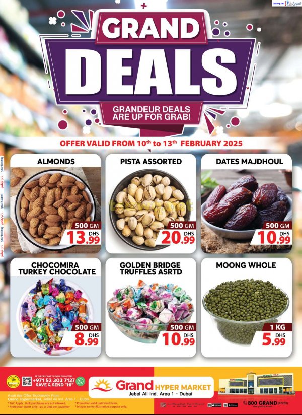 Grand Hypermarket Jabel Ali offers to 13 Feb 2025 Grand Deals