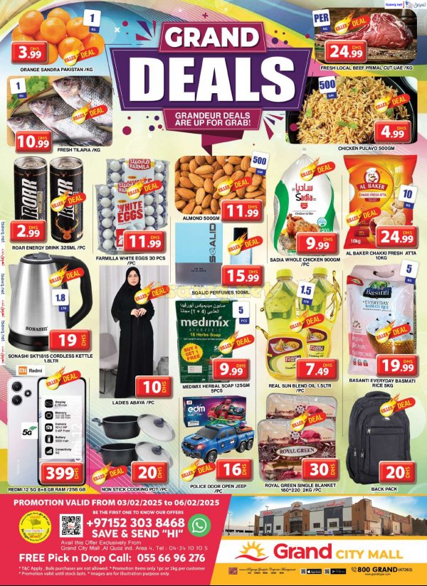 Grand City Al Quoz offers to 6 Feb 2025 Grand Deals