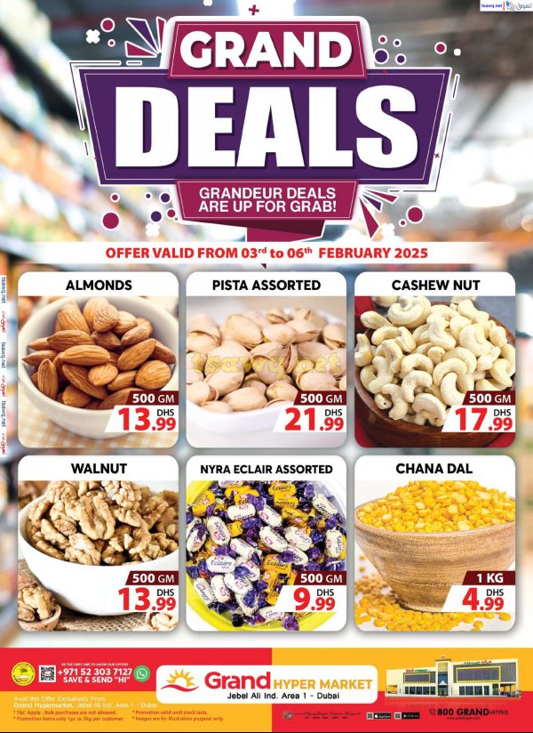 Grand Hypermarket Jabel Ali offers to 6 Feb 2025 Grand Deals
