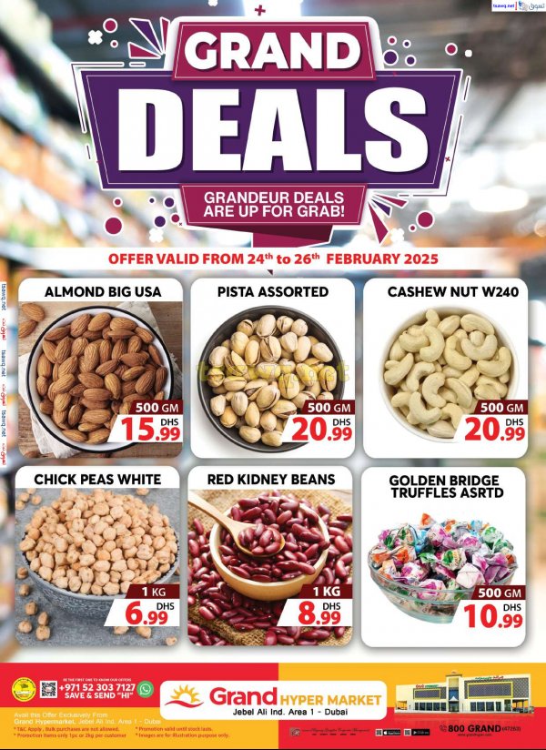 Grand Hypermarket Jabel Ali offers to 26 Feb 2025 Grand Deals
