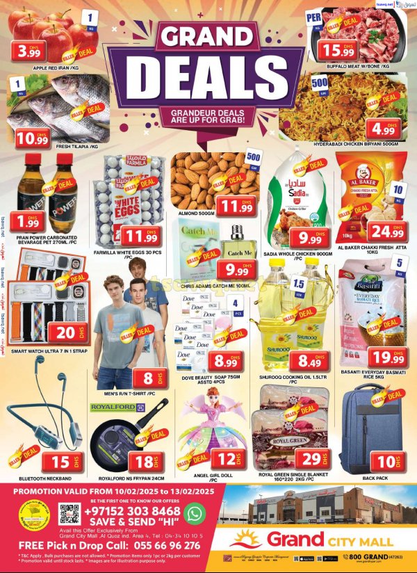 Grand City Al Quoz offers from 10 to 13 Feb 2025 Grand Deals