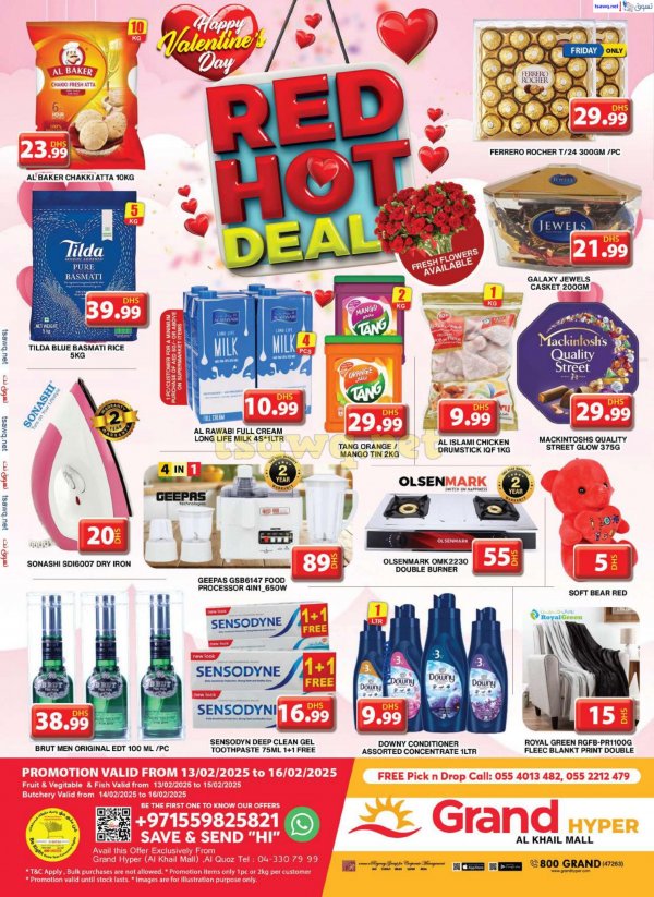 Grand Khalil Mall Offers fr 13 to 16 Feb 2025 Valentine Day