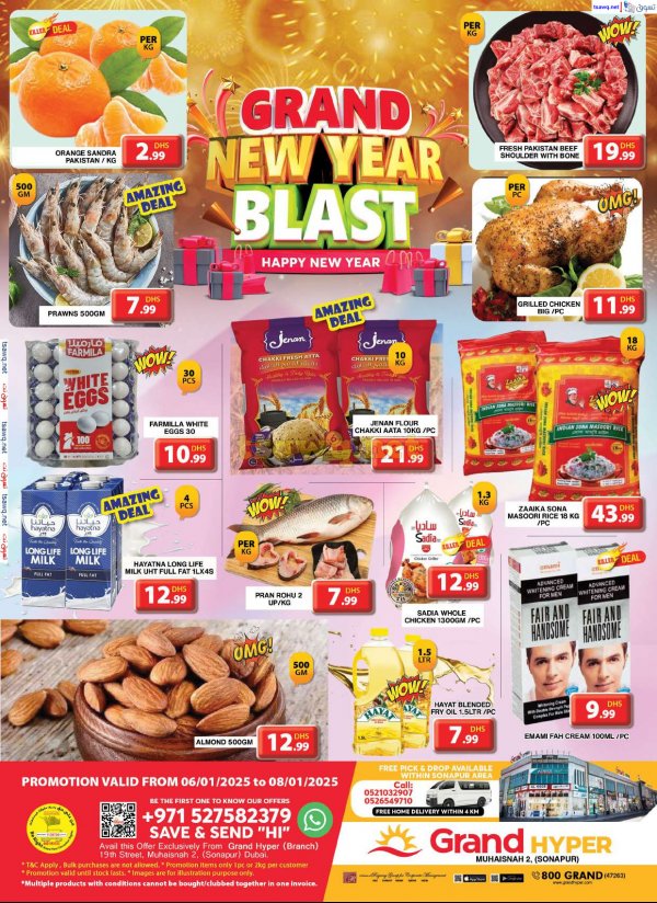 Grand Muhaisnah Dubai offers to 8 Jan 2025 New Year