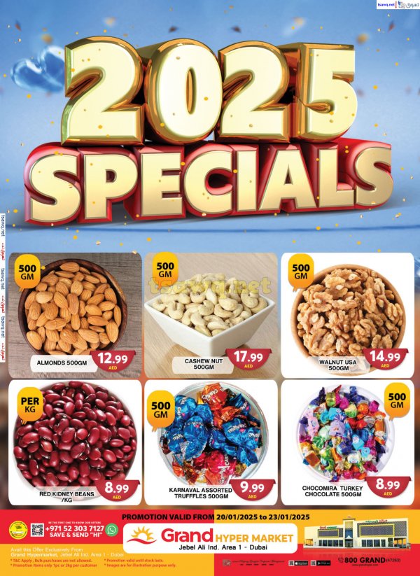 Grand Hypermarket Jabel Ali offers to 23 Jan 2025 Specials Deals