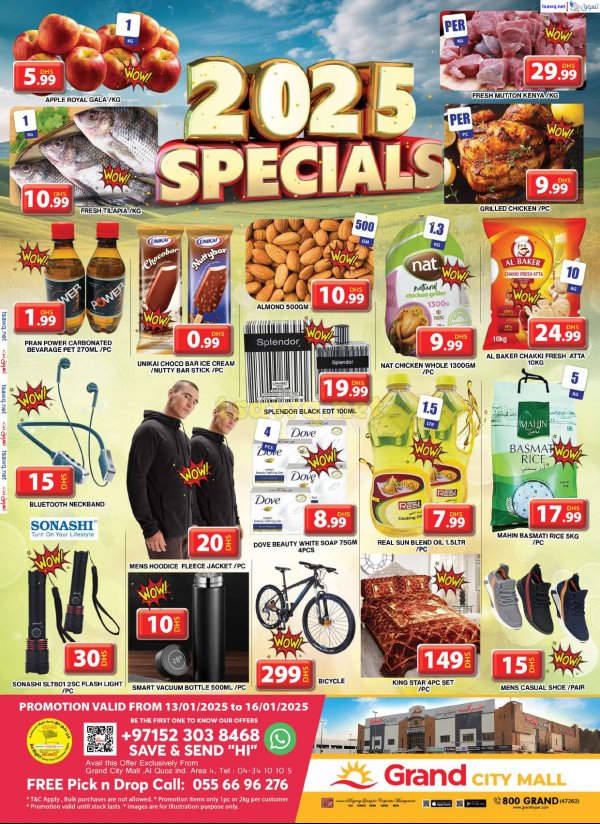 Grand City Al Quoz offers to 16 January 2025 Specials Deals