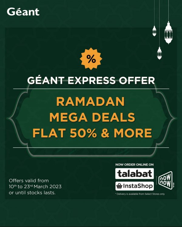 Geant UAE offers fr 10 to 23 Mar 2023  Ramadan Kareem