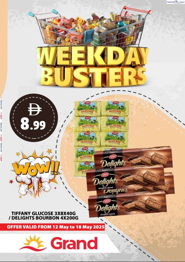 Grand UAE offers fr 12 to 18 May 2025 Weekday Busters
