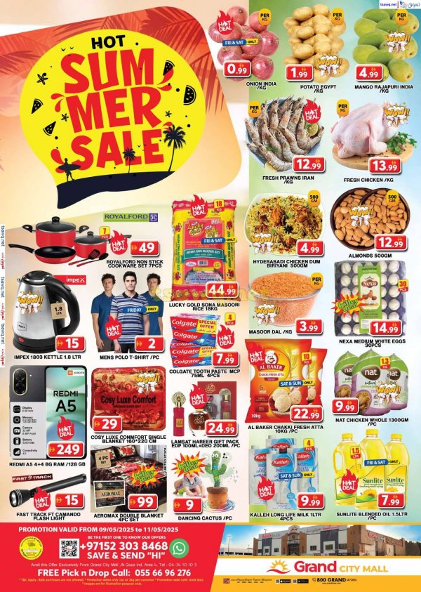Grand City Al Quoz offers from 9 to 11 May 2025 Summer Sale
