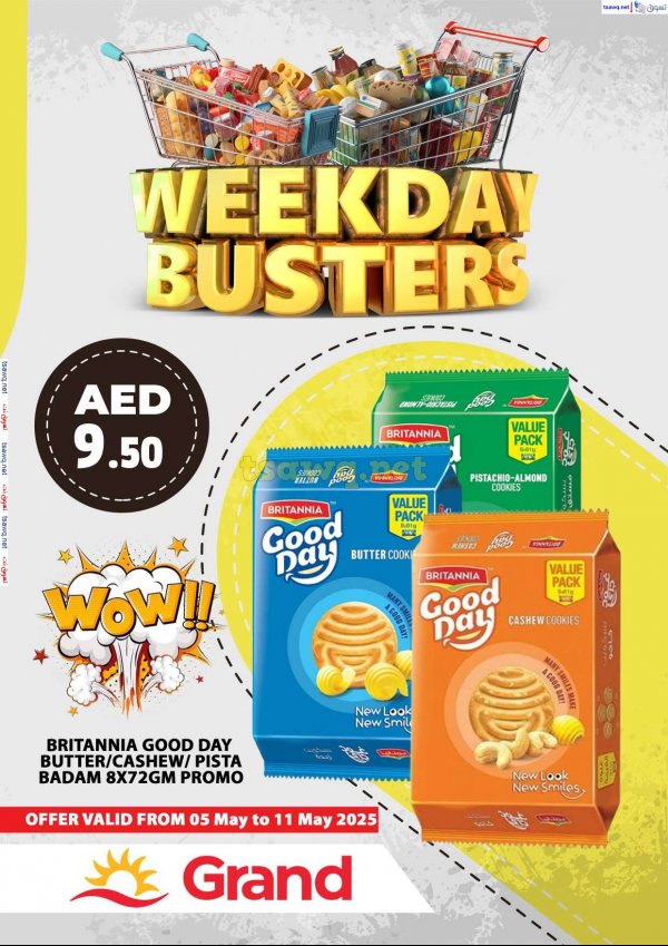 Grand UAE offers fr 4 to 11 May 2025 Weekday Busters