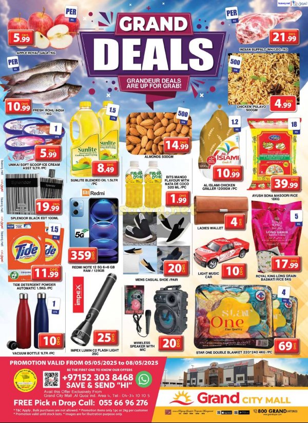 Grand City Al Quoz offers fr 5 to 8 May 2025 Grand Deals