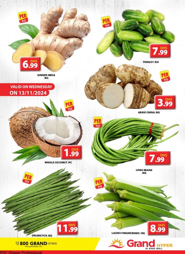 Grand Hyper Khalil Mall offers Wed 13 Nov 2024 Fresh Deals